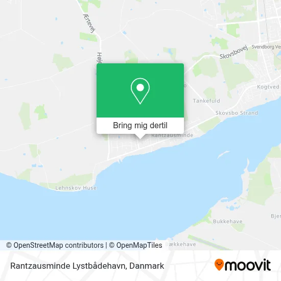 Rantzausminde Lystbådehavn kort