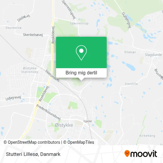 Stutteri Lillesø kort