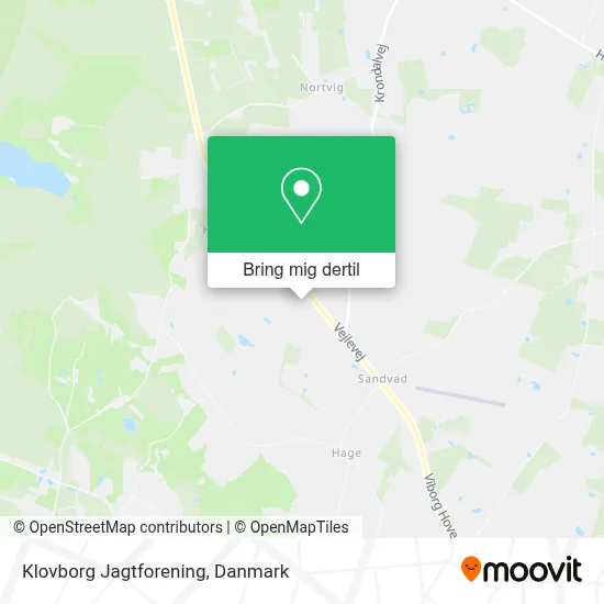 Klovborg Jagtforening kort