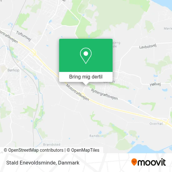 Stald Enevoldsminde kort
