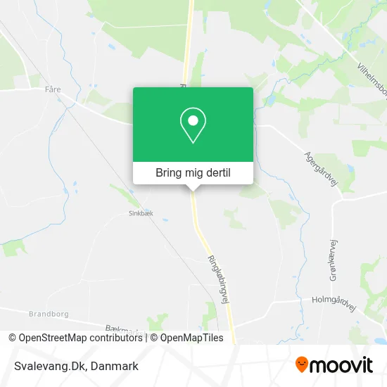 Svalevang.Dk kort
