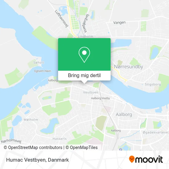 Humac Vestbyen kort