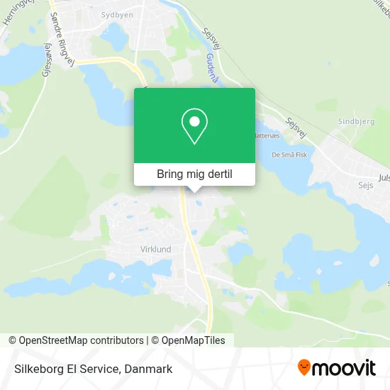 Silkeborg El Service kort