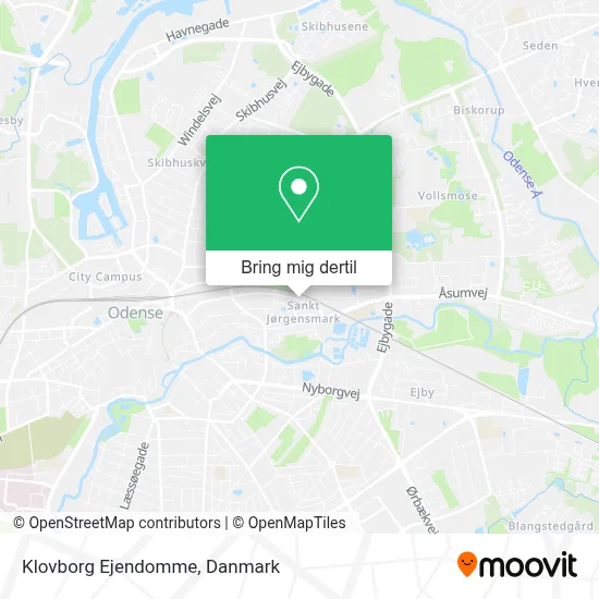 Klovborg Ejendomme kort