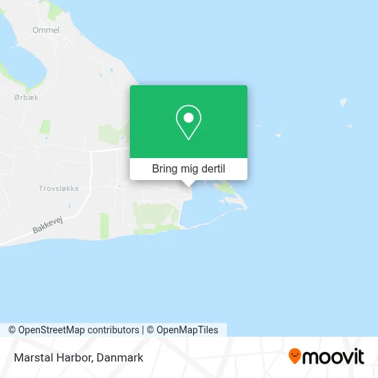 Marstal Harbor kort