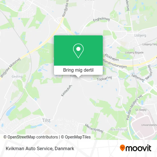 Kvikman Auto Service kort