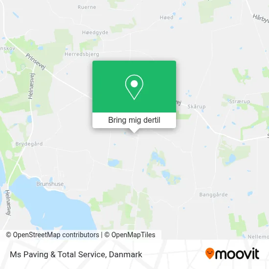 Ms Paving & Total Service kort