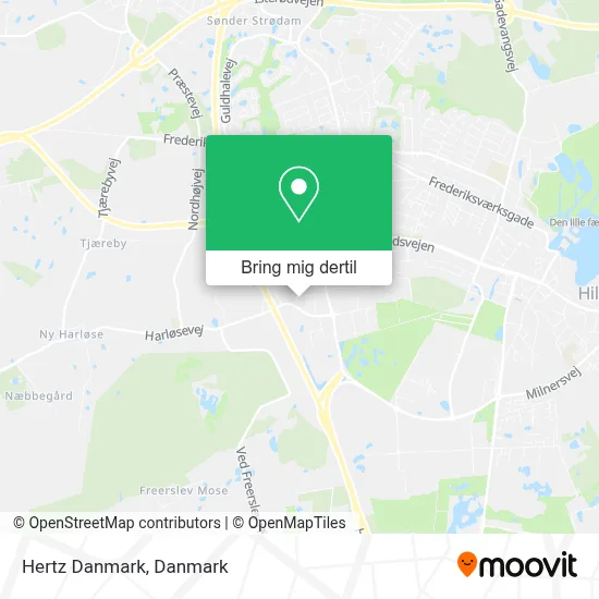 Hertz Danmark kort