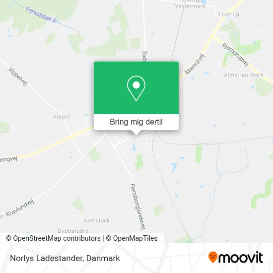 Norlys Ladestander kort