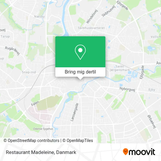 Restaurant Madeleine kort