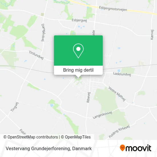 Vestervang Grundejerforening kort