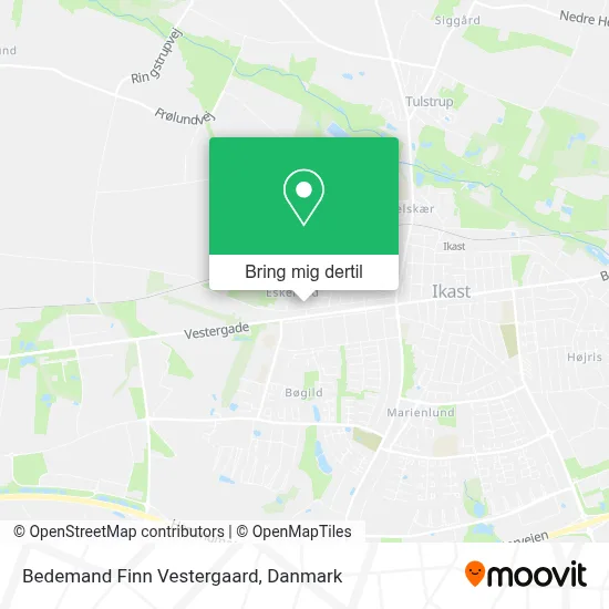 Bedemand Finn Vestergaard kort