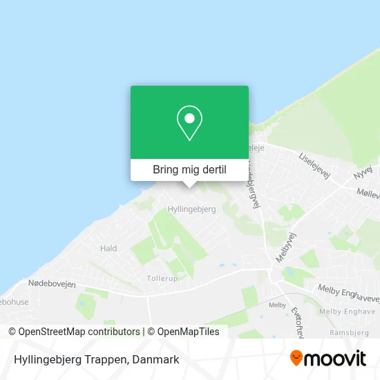 Hyllingebjerg Trappen kort