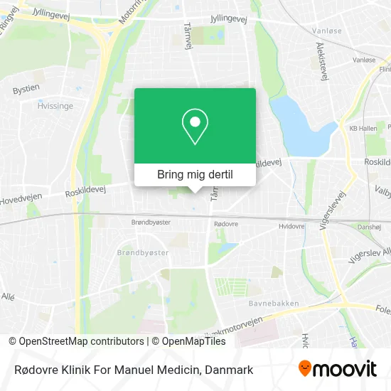 Rødovre Klinik For Manuel Medicin kort