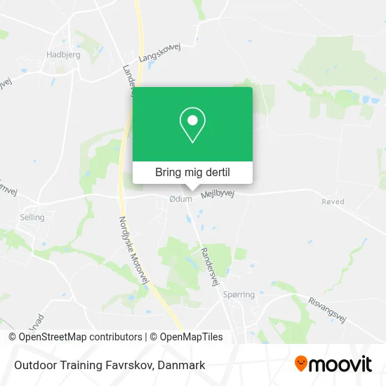 Outdoor Training Favrskov kort