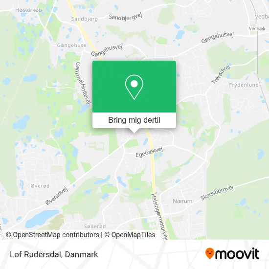 Lof Rudersdal kort