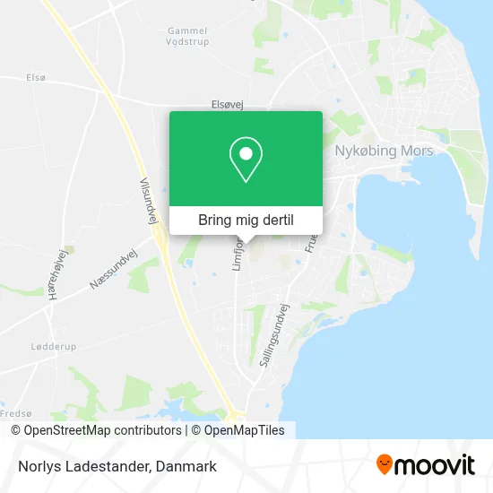 Norlys Ladestander kort