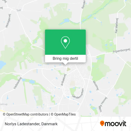 Norlys Ladestander kort