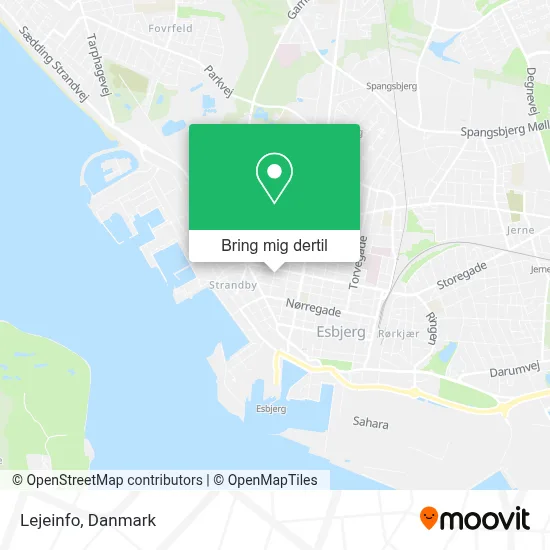 Lejeinfo kort