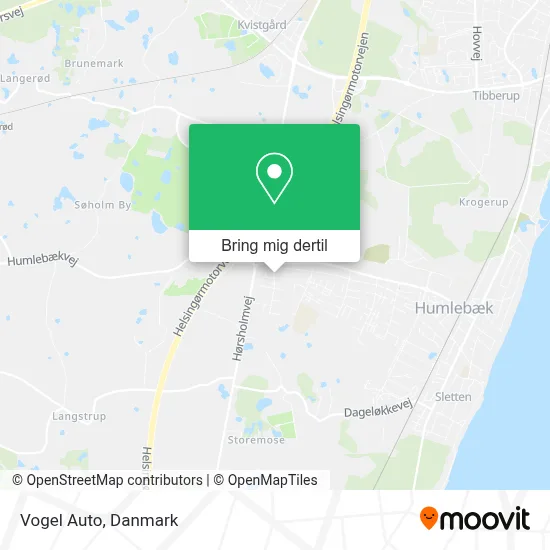 Vogel Auto kort