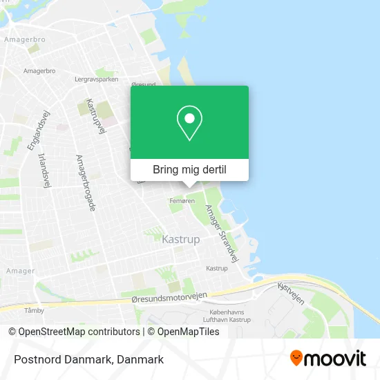Postnord Danmark kort