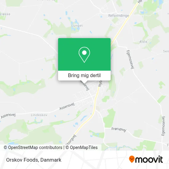 Orskov Foods kort