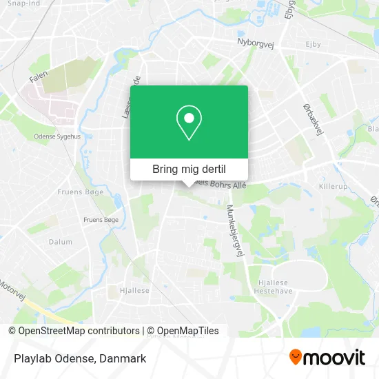 Playlab Odense kort
