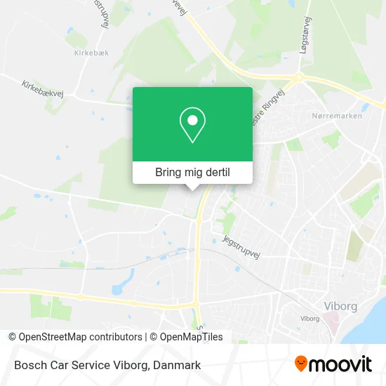 Bosch Car Service Viborg kort