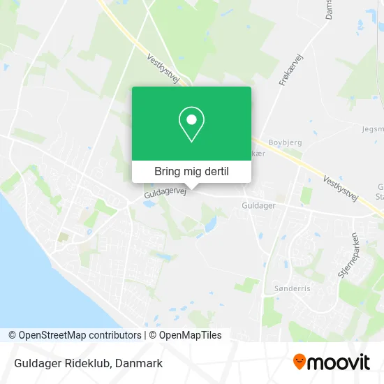 Guldager Rideklub kort