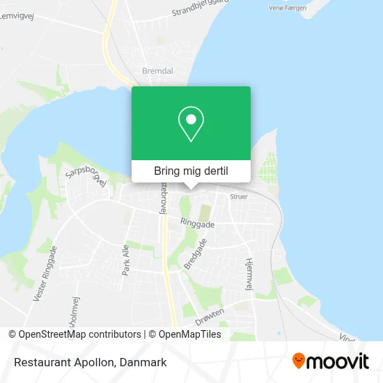 Restaurant Apollon kort