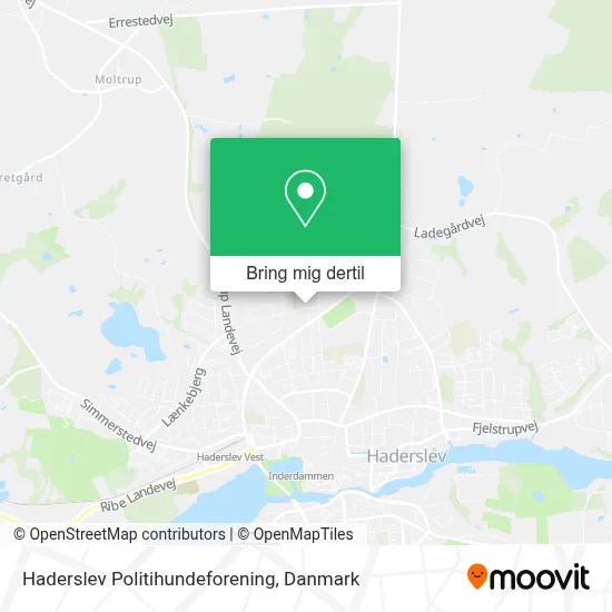 Haderslev Politihundeforening kort