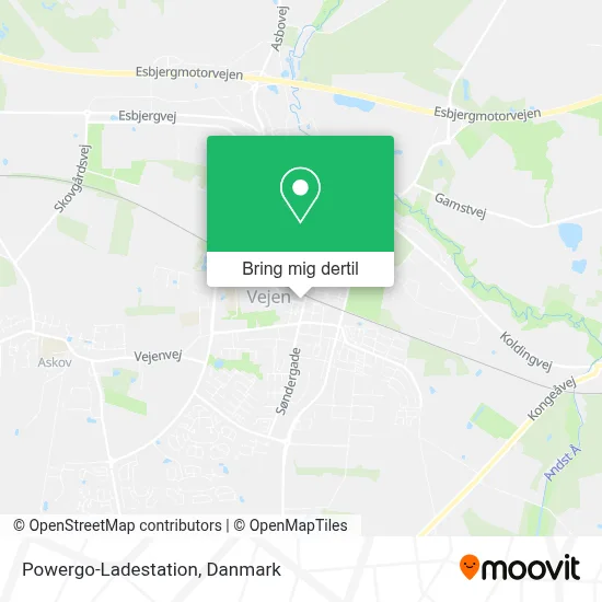 Powergo-Ladestation kort