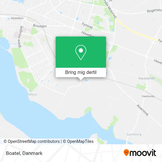 Boatel kort