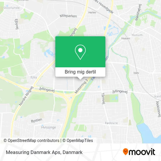 Measuring Danmark Aps kort