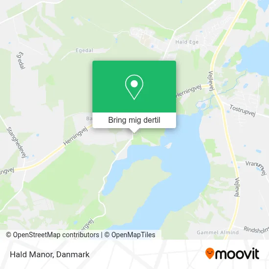 Hald Manor kort