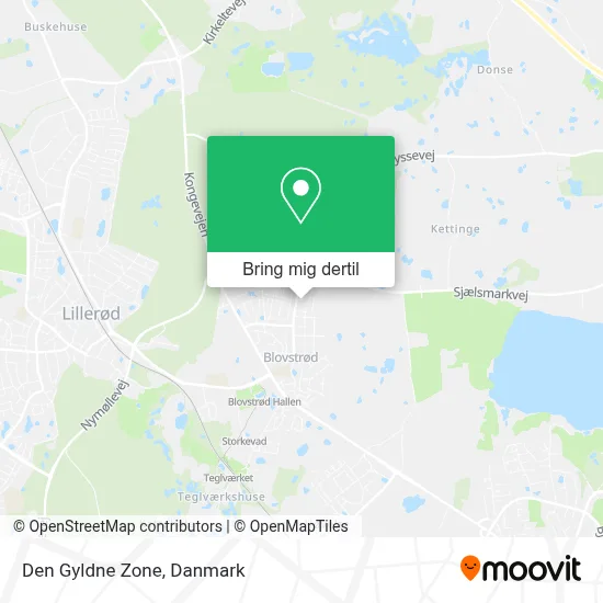 Den Gyldne Zone kort
