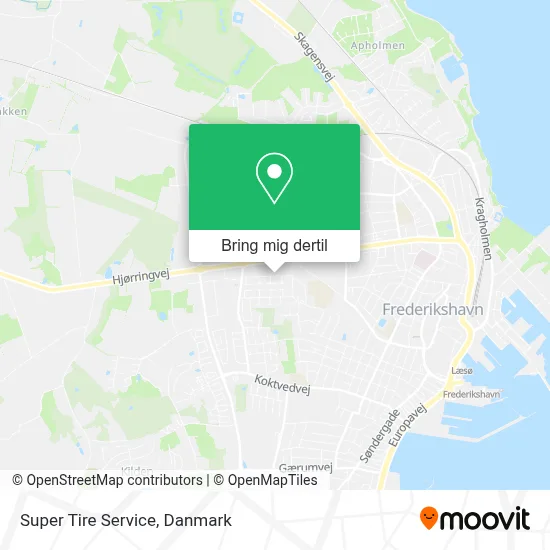 Super Tire Service kort