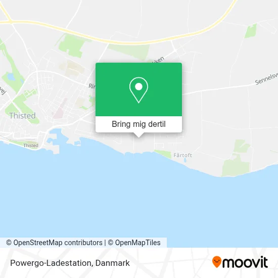 Powergo-Ladestation kort