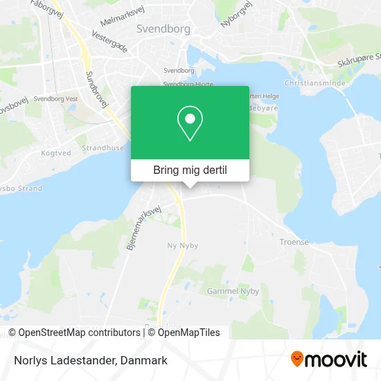 Norlys Ladestander kort