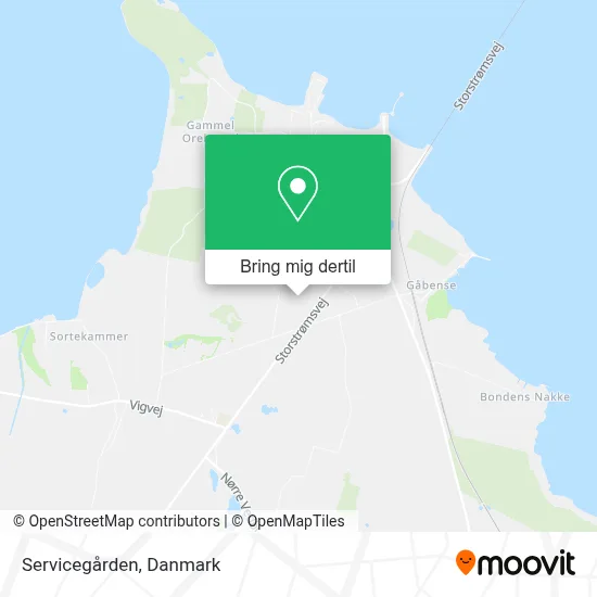 Servicegården kort