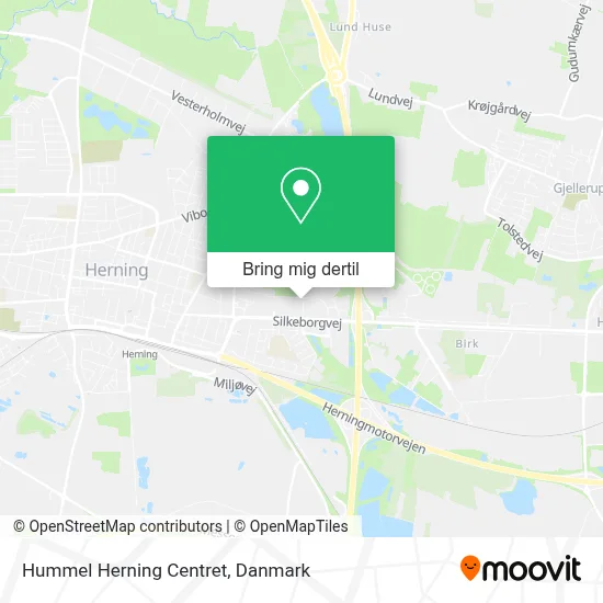 Hummel Herning Centret kort