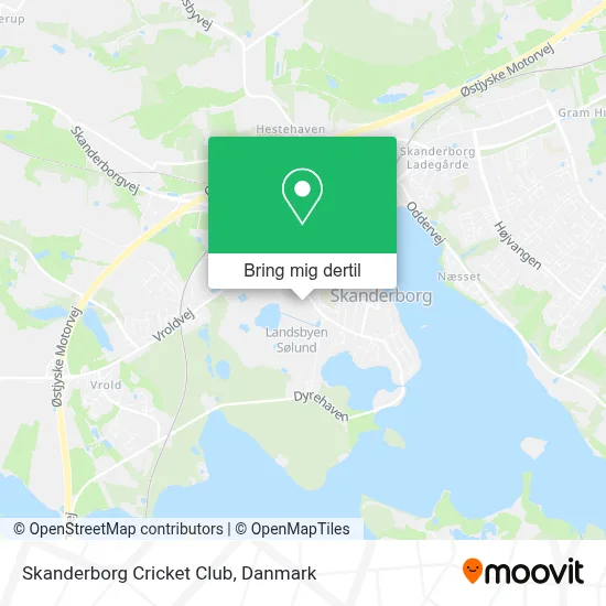 Skanderborg Cricket Club kort