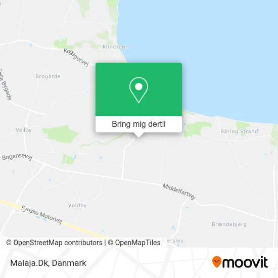 Malaja.Dk kort