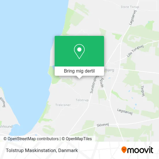 Tolstrup Maskinstation kort