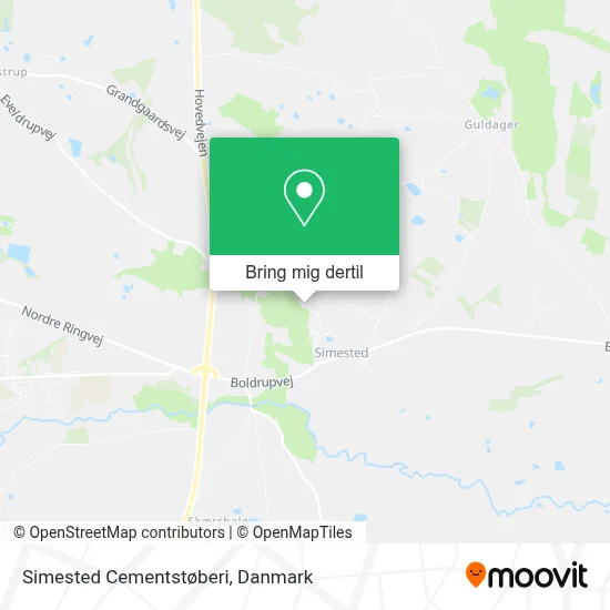 Simested Cementstøberi kort