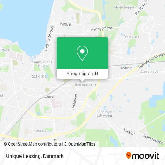 Unique Leasing kort