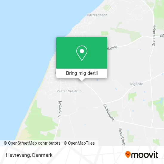 Havrevang kort