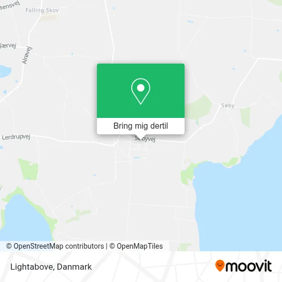 Lightabove kort