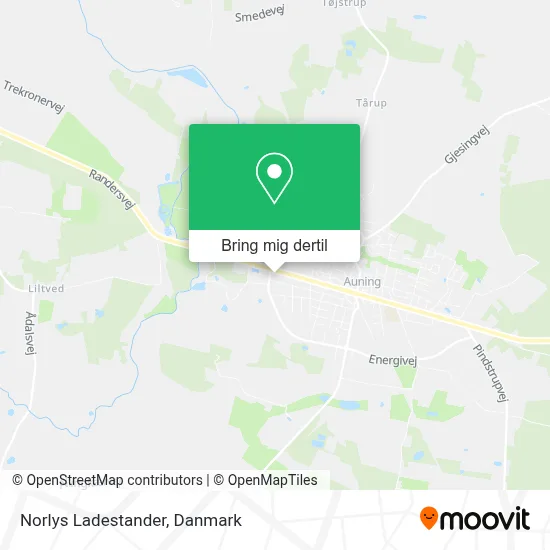 Norlys Ladestander kort