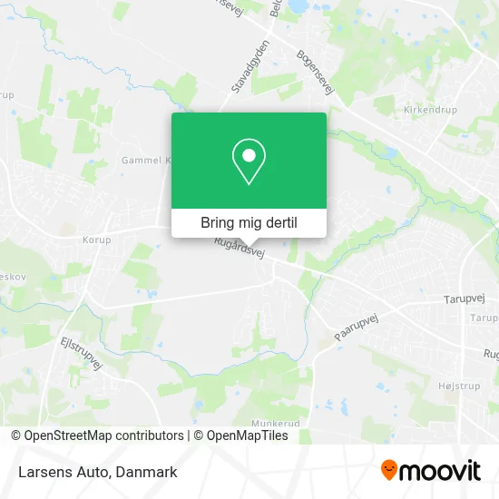Larsens Auto kort
